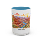 Grand Canyon National Park Mug | US Travel Souvenir Accent Coffee Mug | 11oz 15oz Ceramic Cup
