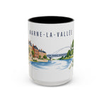 Marne-La-Vallée Coffee Mug | France Travel Souvenir | Porcelain Decal City Gift | 11oz 15oz Accent Mug