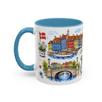 Copenhagen Travel Mug | European City Souvenir Accent Coffee Mug | 11oz 15oz Ceramic Cup