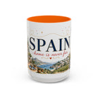 Spain Home Country Mug | Moving Away Gift | Long Distance Friendship | 11 oz 15 oz Accent Mug