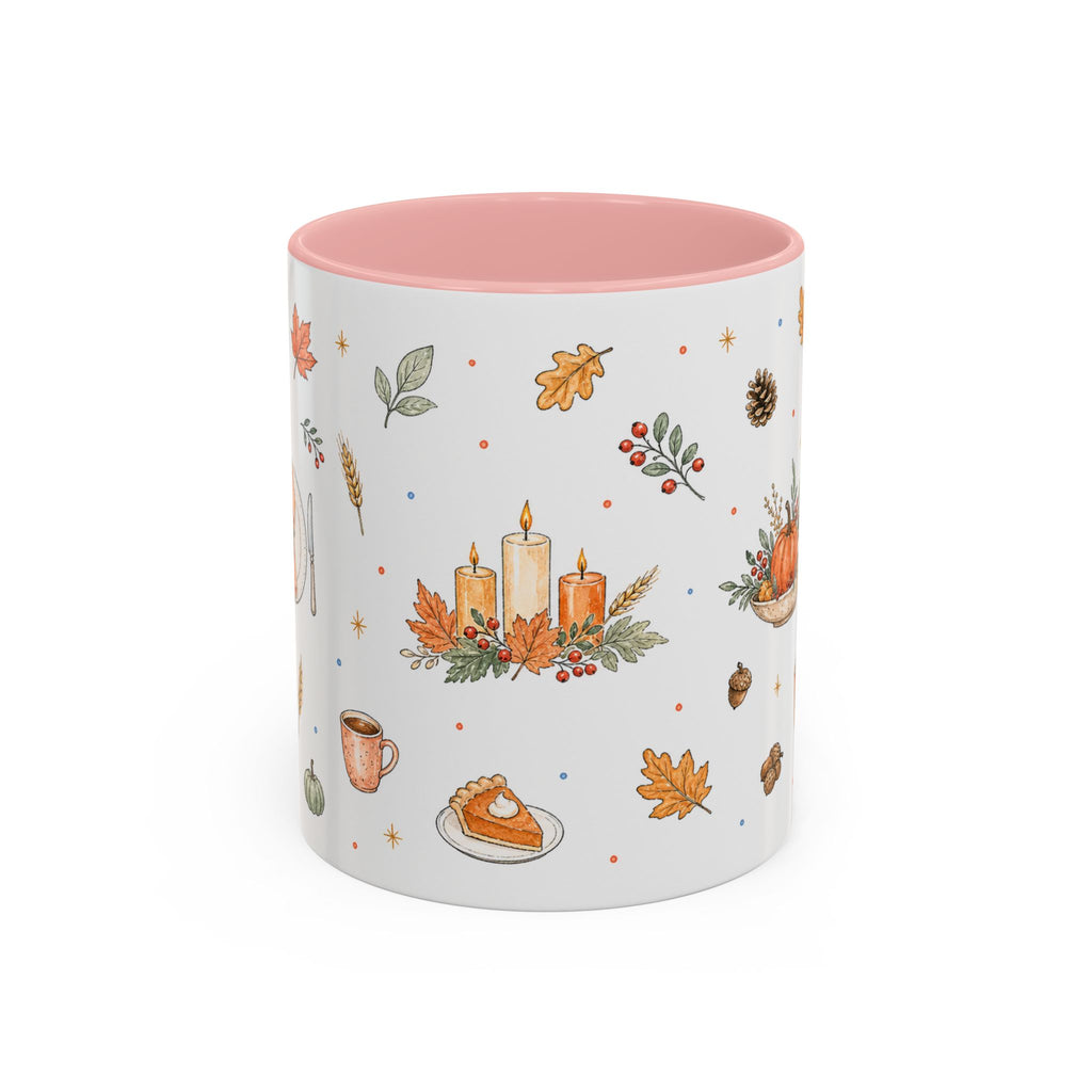Thanksgiving Host Mug | Cozy Watercolor Gathering Gift | Autumn Accent Cup 11oz 15oz