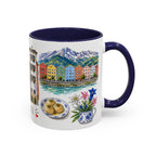 Innsbruck Illustrated Travel Mug | City Souvenir Accent Coffee Mug | 11oz 15oz Ceramic Cup