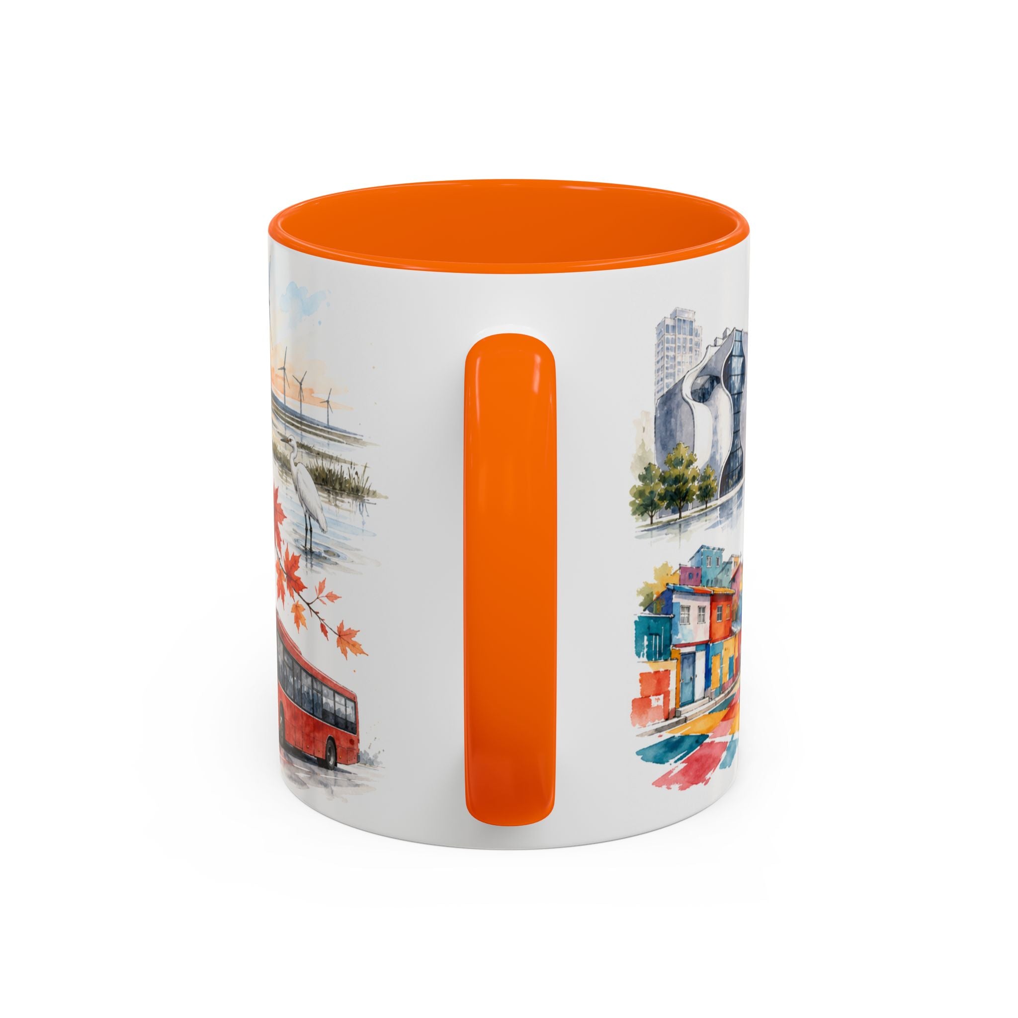Taichung Coffee Mug | Taiwan Travel Souvenir | Vintage Illustrated City Gift | 11 oz 15 oz Accent Mug
