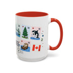 Vancouver Coffee Mug | Postage Stamp Collage Mug | Travel Souvenir Accent Cup 11oz 15oz