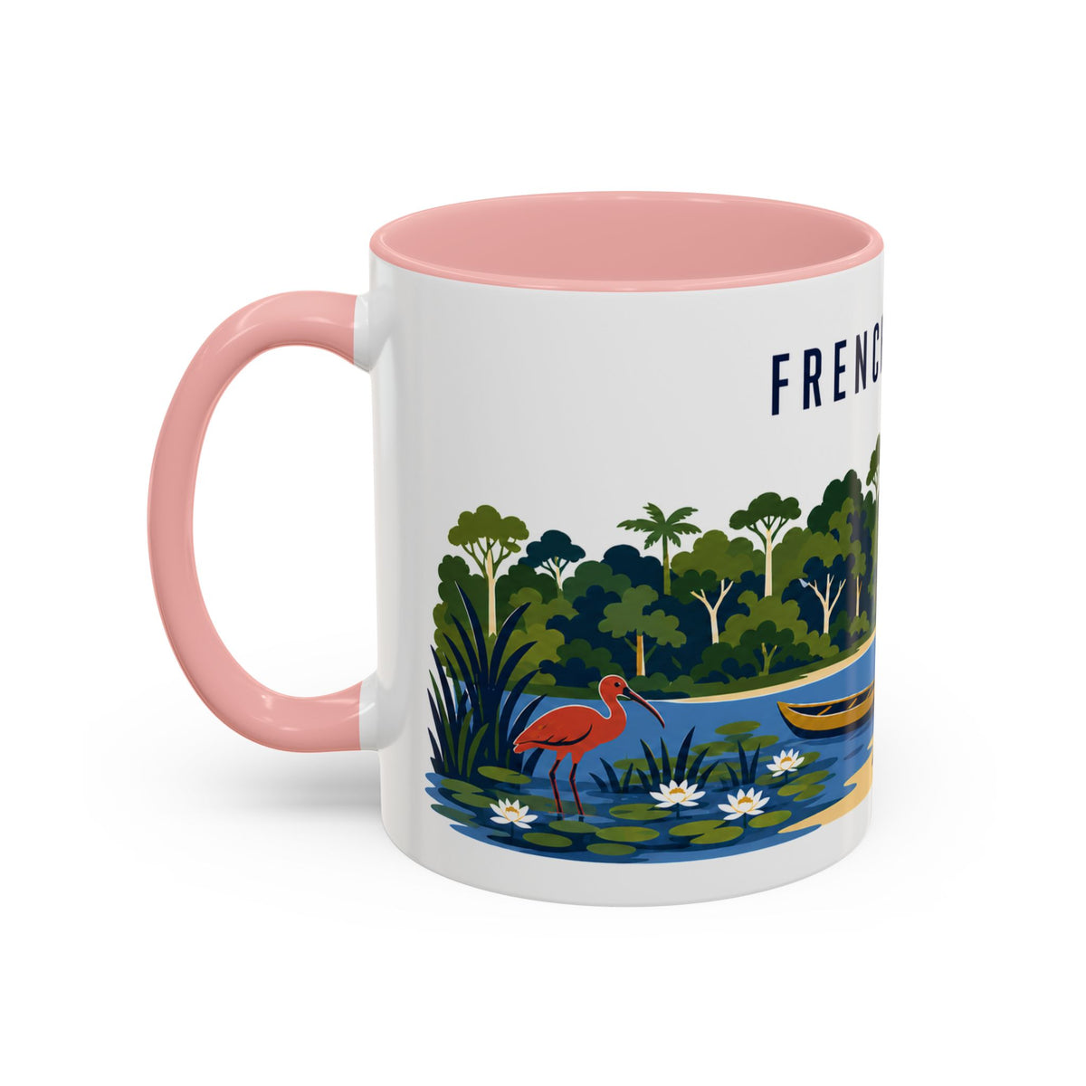 French Guiana Coffee Mug | Travel Souvenir Accent Mug | Country Gift Ceramic Cup 11oz 15oz