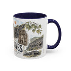 Ellora Caves Mug, India Travel Souvenir, Bucket List Gift, Accent Ceramic Coffee Mug 11oz 15oz