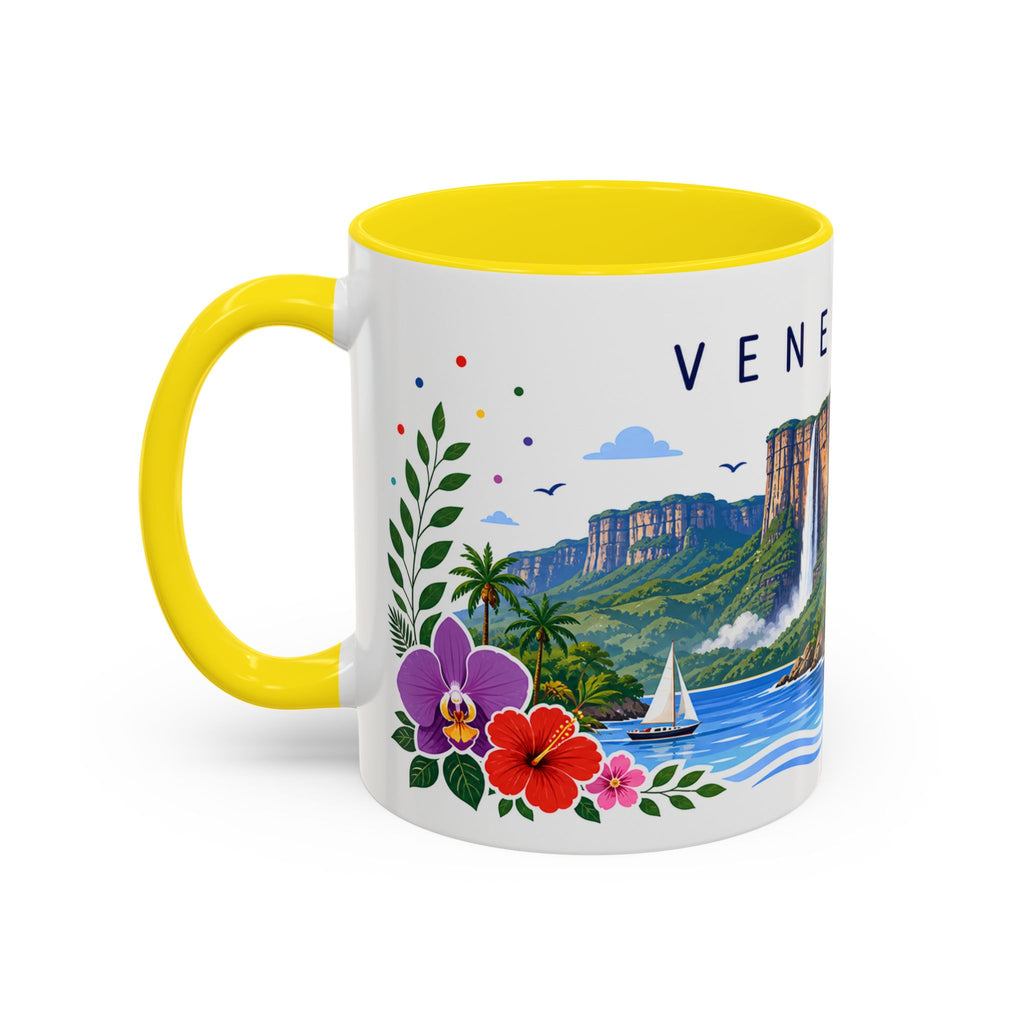 Venezuela Coffee Mug | Travel Souvenir Accent Mug | Place Gift Ceramic Cup 11oz 15oz