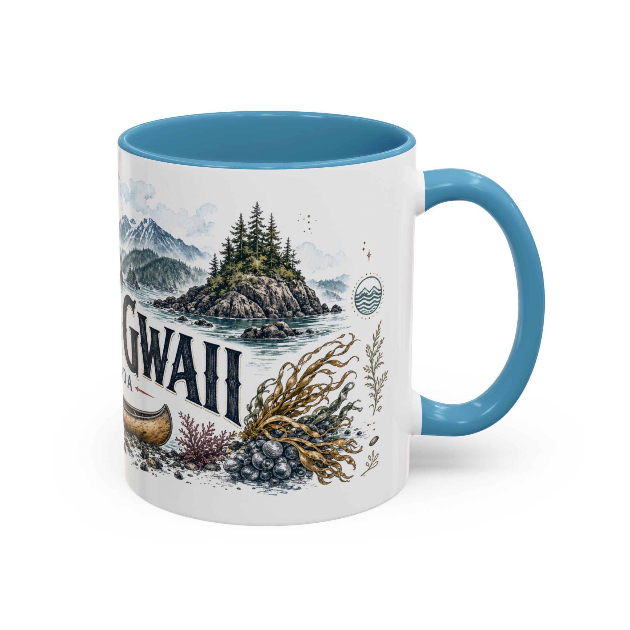 Haida Gwaii Mug, Canada Travel Souvenir, Bucket List Gift, Accent Ceramic Coffee Mug 11oz 15oz