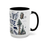 Yosemite National Park Coffee Mug | Hiking Camping Nature Gift | Accent Color Ceramic 11oz 15oz