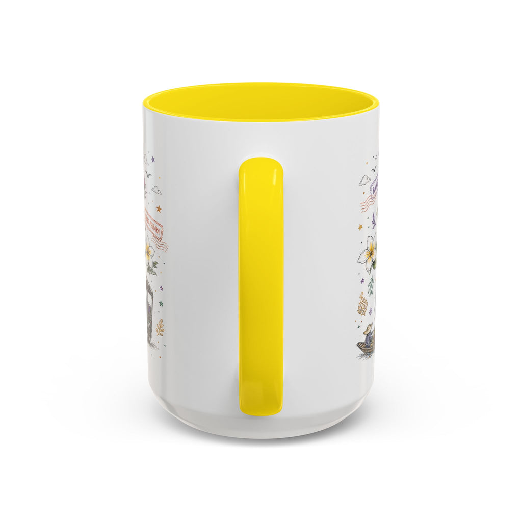 Bangkok Coffee Mug | Thailand Souvenir Travel Gift | Accent Color Ceramic 11oz 15oz