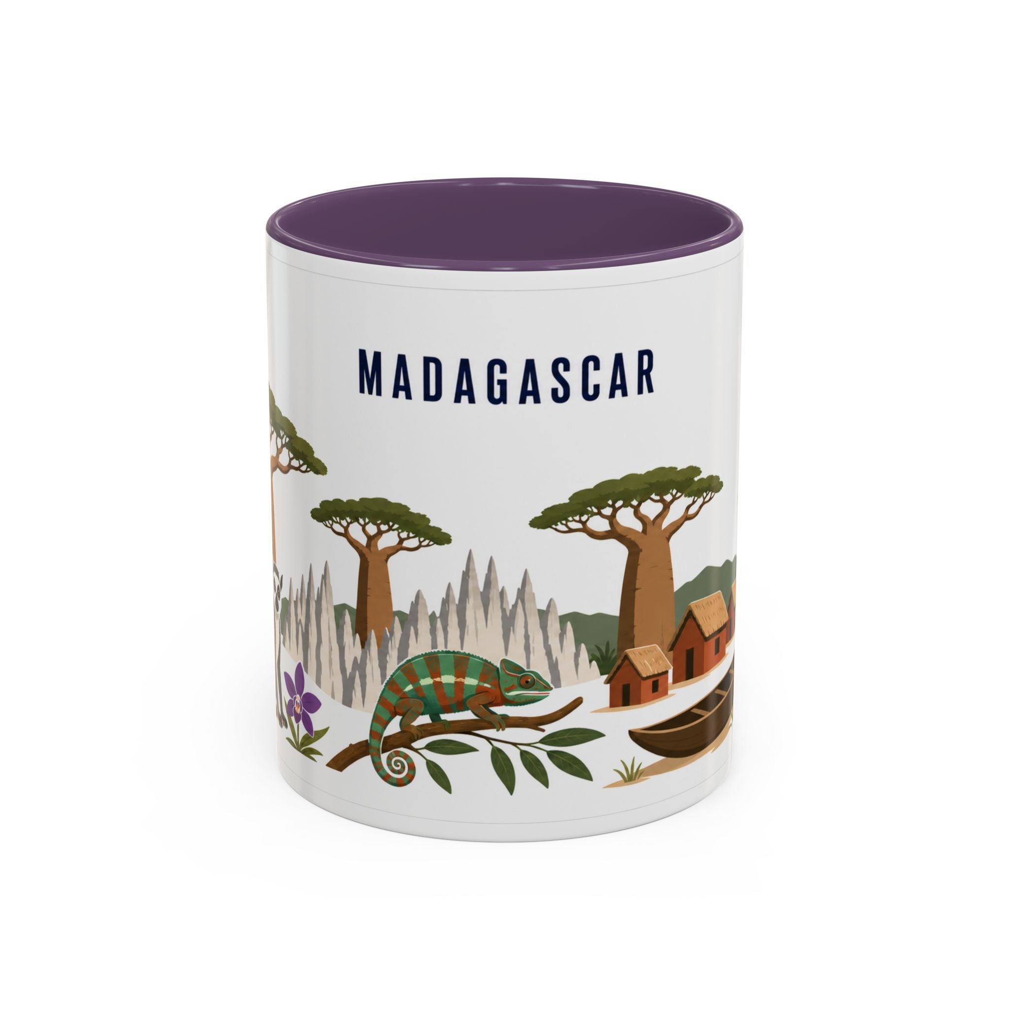 Madagascar Home Country Mug | Moving Away Gift | Long Distance Friendship | 11 oz 15 oz Accent Mug