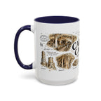 Carlsbad Caverns National Park Coffee Mug | New Mexico Cave Exploration Bat Gift | Accent Color Ceramic 11oz 15oz