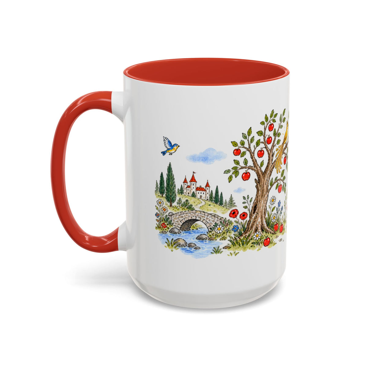 The Golden Bird Mug | Storybook Fairy Tale Accent Coffee Mug | EveryLegend
