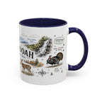 Shenandoah National Park Coffee Mug | Virginia Blue Ridge Hiking Autumn Gift | Accent Color Ceramic 11oz 15oz