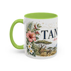 Tanzania Home Country Mug | Moving Away Gift | Long Distance Friendship | 11 oz 15 oz Accent Mug