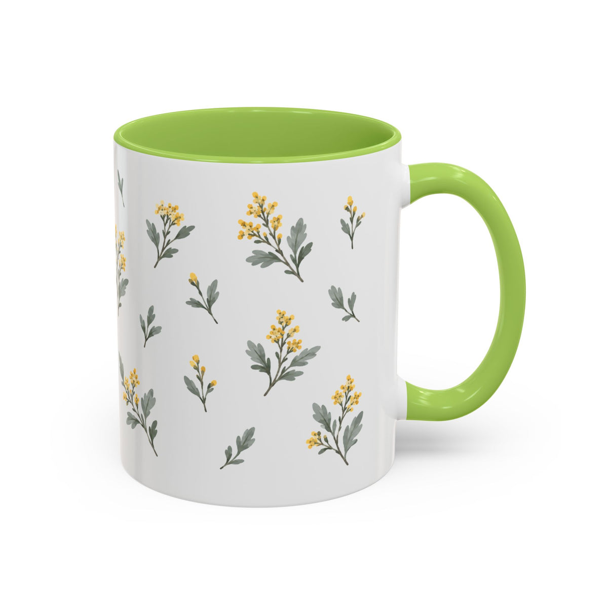 Nevada Sagebrush Mug, State Flower Floral Coffee Cup, 11oz Botanical Gift