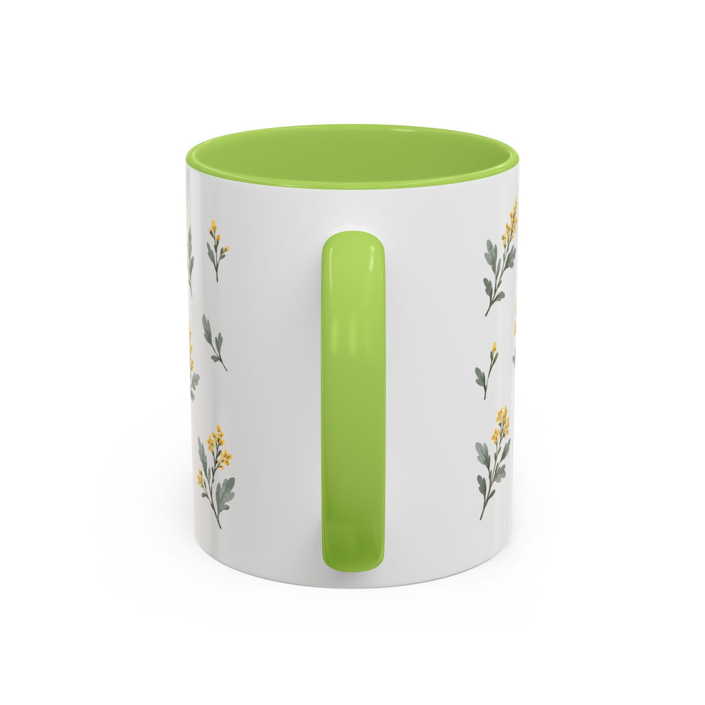 Nevada Sagebrush Mug, State Flower Floral Coffee Cup, 11oz Botanical Gift