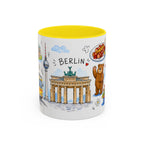 Berlin Travel Mug | European City Souvenir Accent Coffee Mug | 11oz 15oz Ceramic Cup