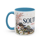 South Korea Home Country Mug | Moving Away Gift | Long Distance Friendship | 11 oz 15 oz Accent Mug