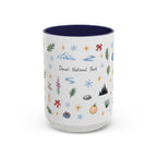 Denali National Park Christmas Mug | Watercolor Travel Souvenir | Holiday Gift | Accent Ceramic Coffee Cup 11oz 15oz