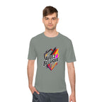 Allez Belgique Soccer Fan Shirt, Moisture Wicking Sport Tee