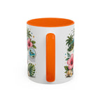 Fiji Coffee Mug | Travel Destination Souvenir Gift | Accent Color Ceramic 11oz 15oz