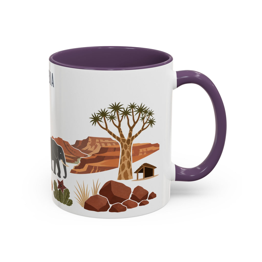 Namibia Coffee Mug | Travel Souvenir Accent Mug | Country Gift Ceramic Cup 11oz 15oz