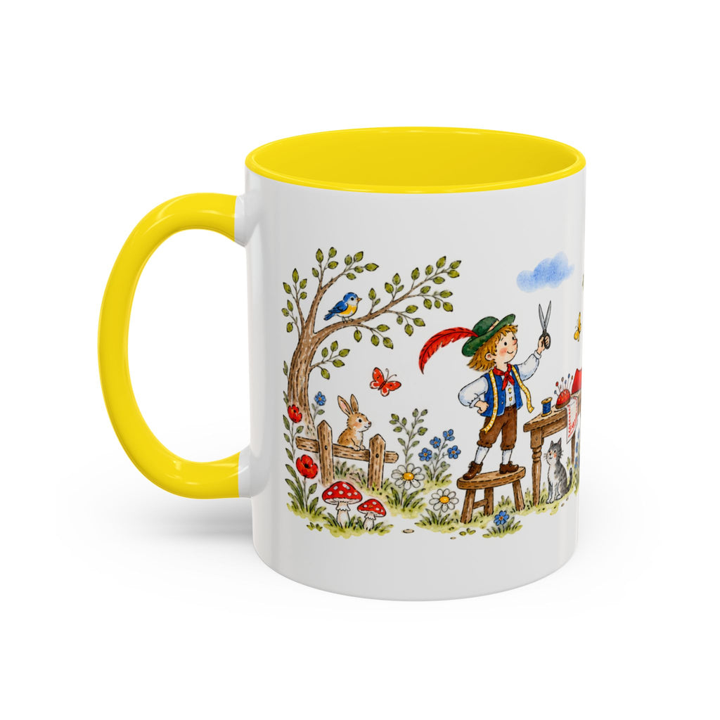 The Brave Little Tailor Mug | Storybook Fairy Tale Accent Coffee Mug | EveryLegend