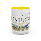 Kentucky Home State Mug | Moving Away Gift | Long Distance Friendship Coffee Cup | 11oz 15oz Accent Mug