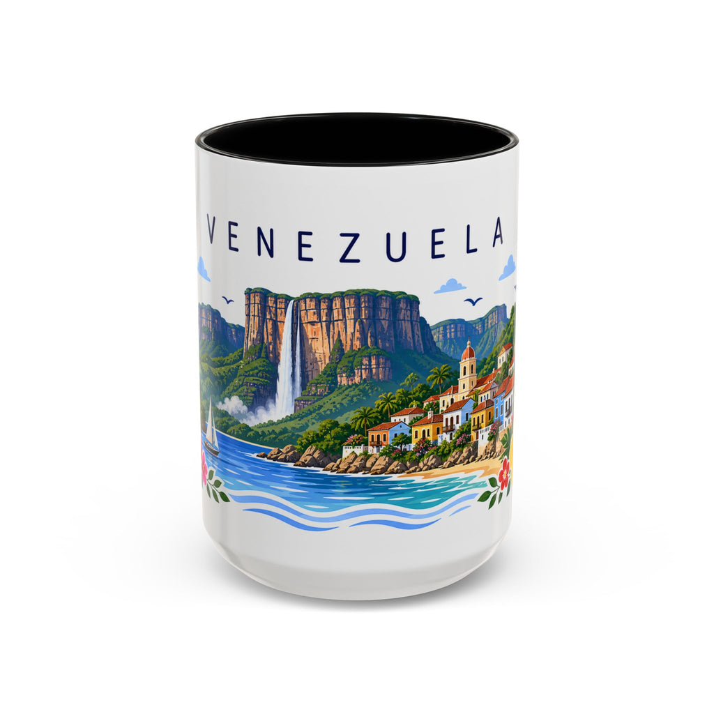Venezuela Coffee Mug | Travel Souvenir Accent Mug | Place Gift Ceramic Cup 11oz 15oz