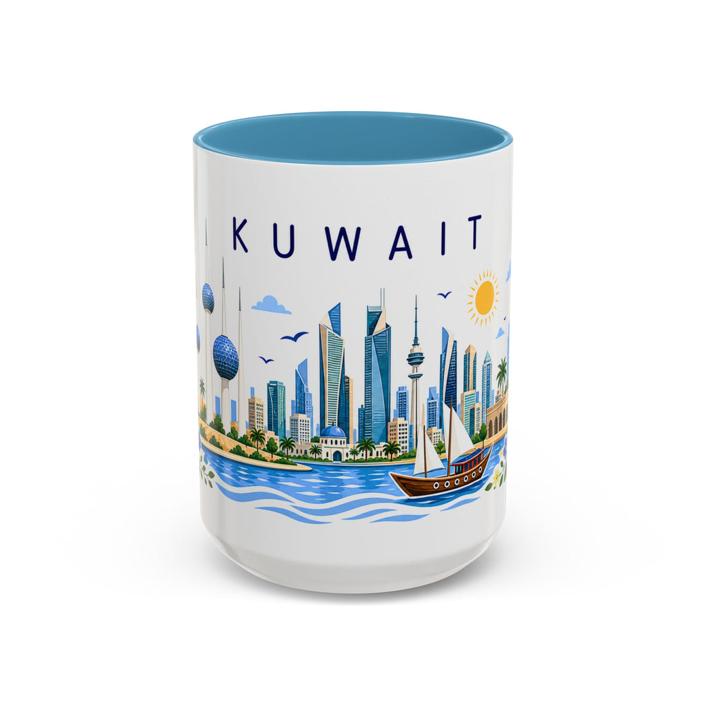 Kuwait Coffee Mug | Travel Souvenir Accent Mug | Place Gift Ceramic Cup 11oz 15oz