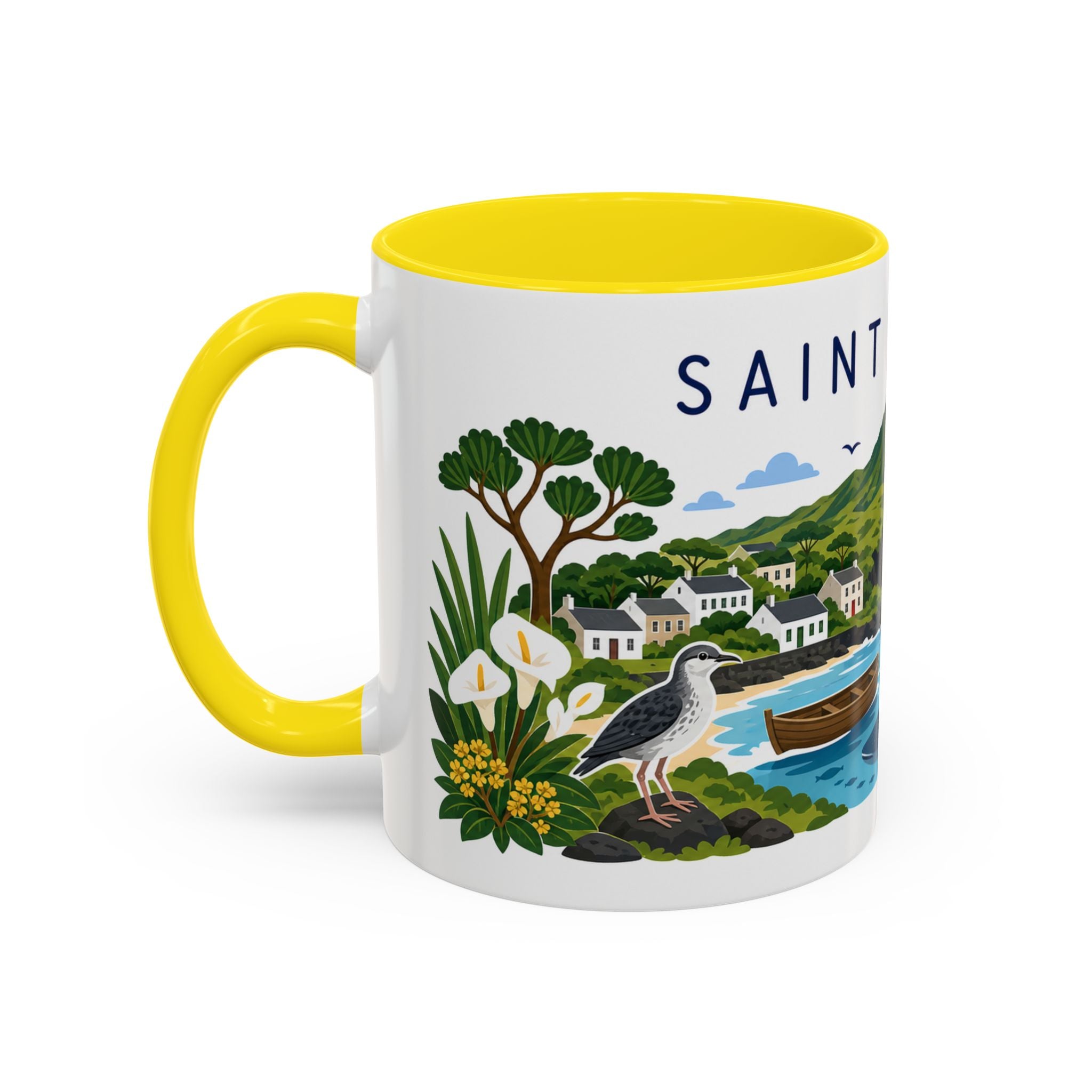 Saint Helena Coffee Mug | Travel Souvenir Accent Mug | Country Gift Ceramic Cup 11oz 15oz