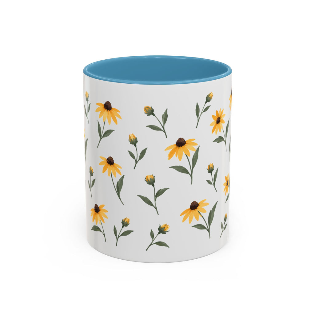 Maryland Black-eyed Susan Mug, State Flower Floral Coffee Cup, 11oz Botanical Gift