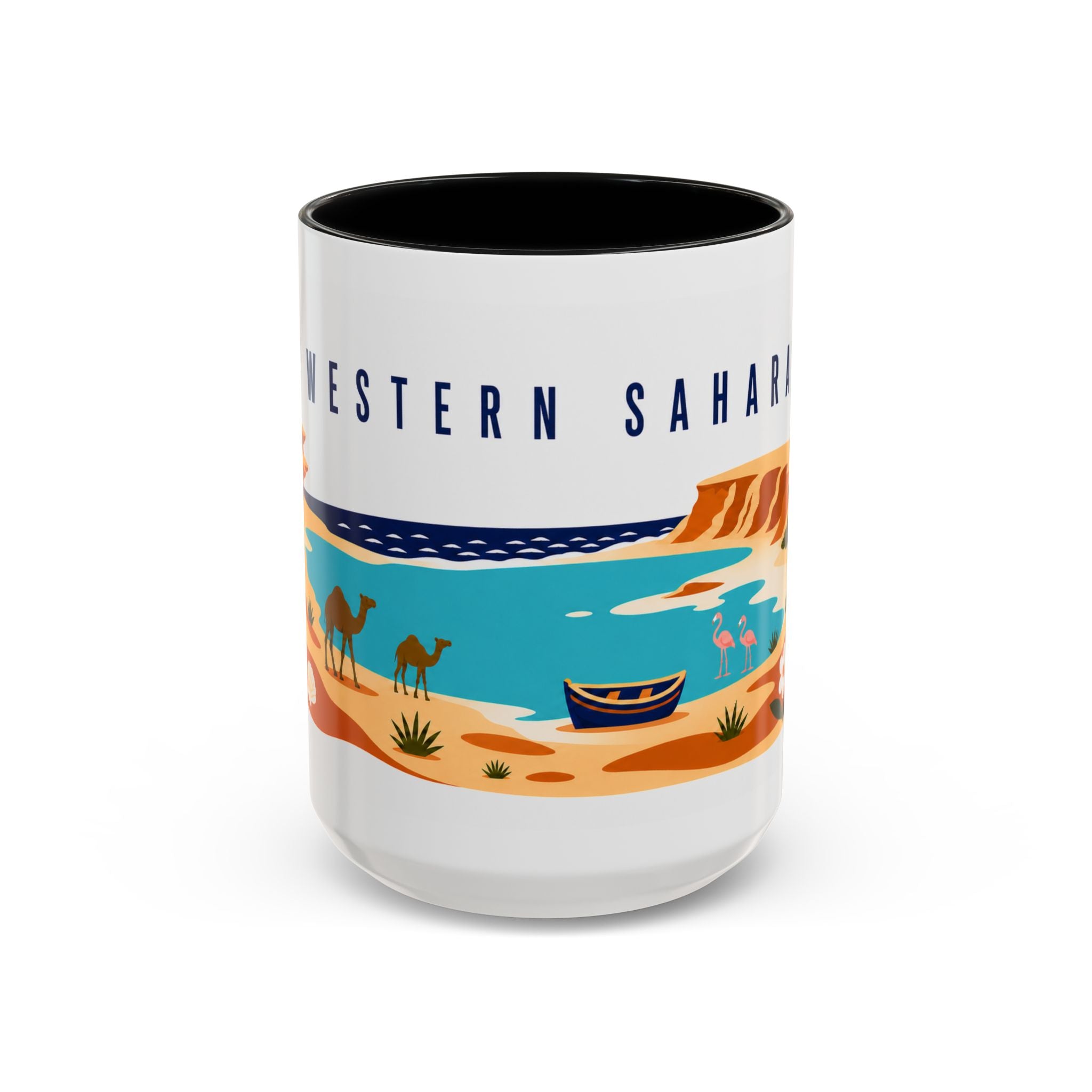 Western Sahara Coffee Mug | Travel Souvenir Accent Mug | Country Gift Ceramic Cup 11oz 15oz
