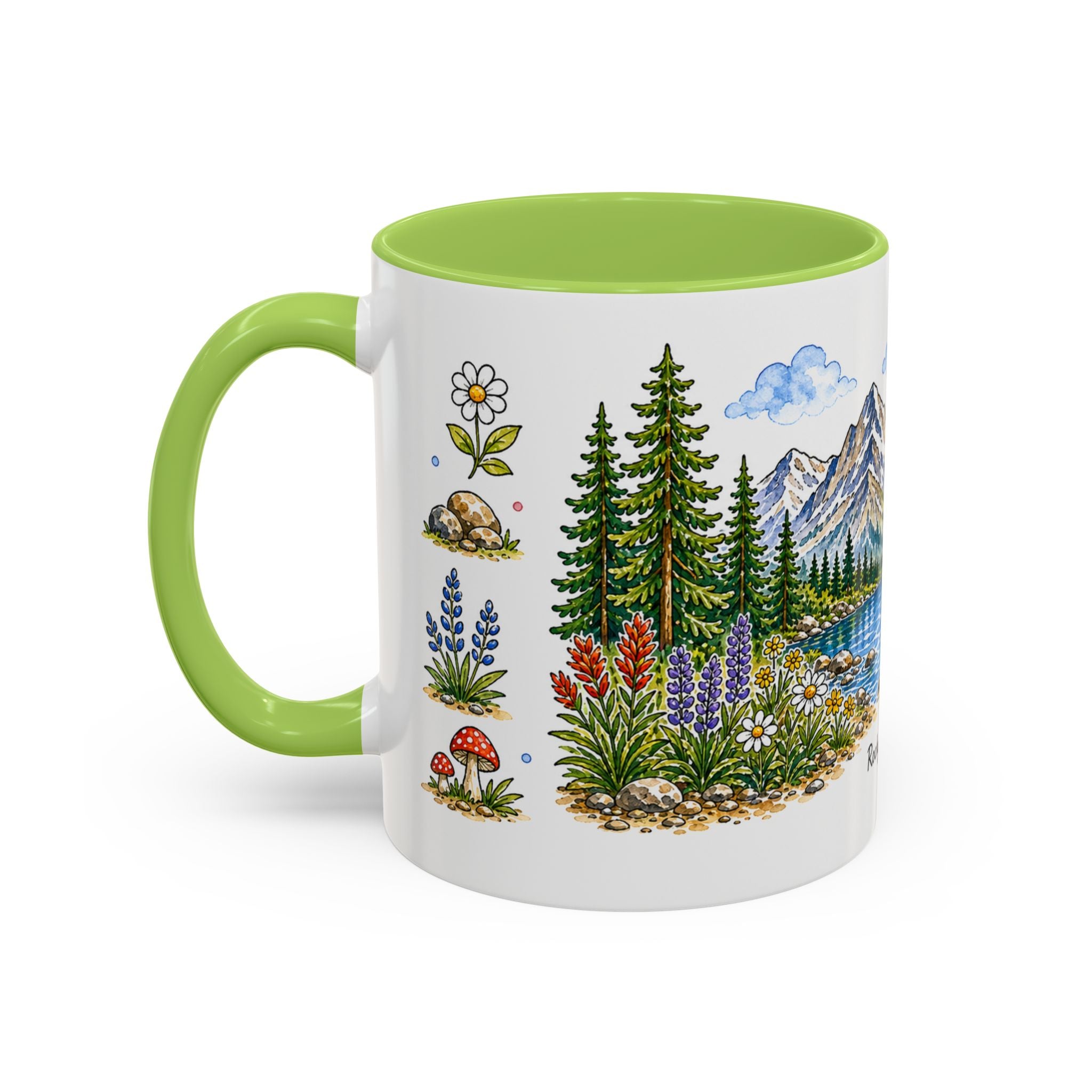 Rocky Mountain National Park Mug | US Travel Souvenir Accent Coffee Mug | 11oz 15oz Ceramic Cup