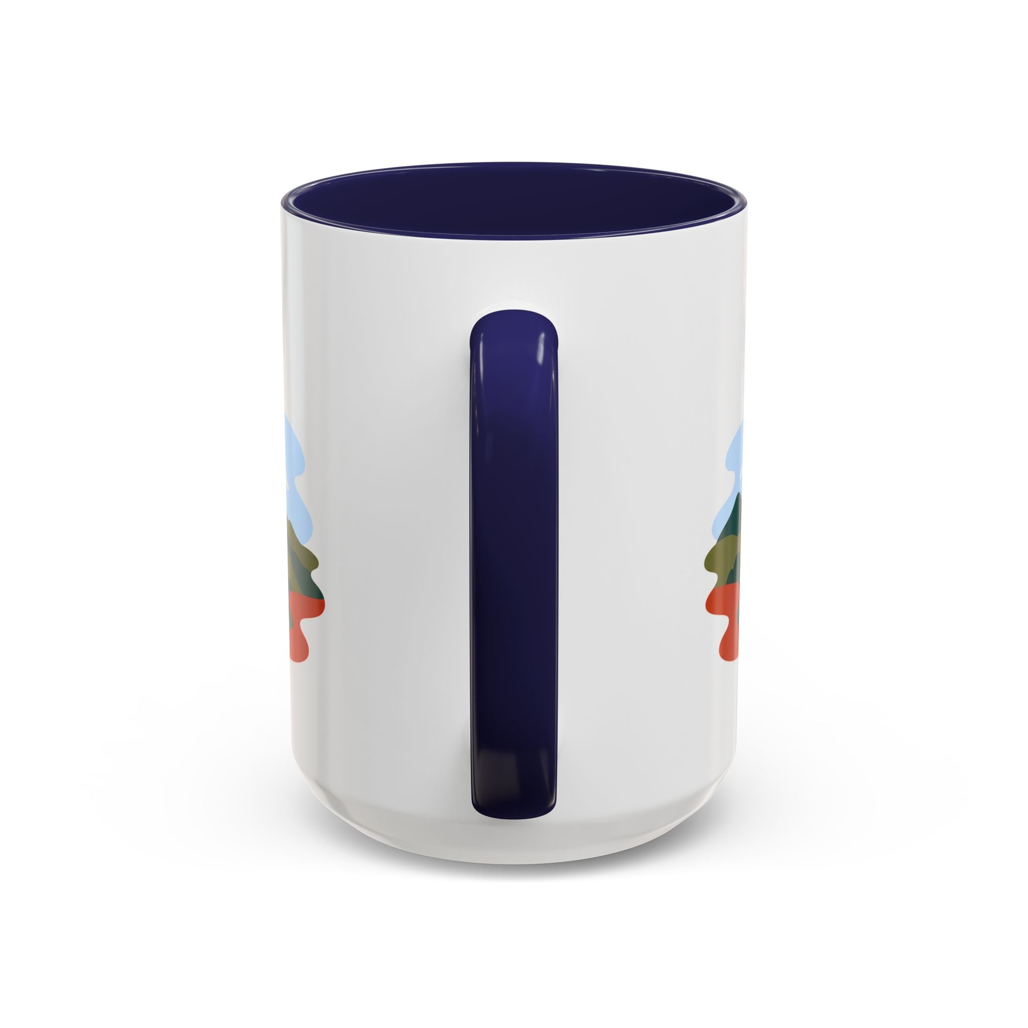 Torres del Paine Coffee Mug | Travel Destination Souvenir Gift | Accent Color Ceramic 11oz 15oz