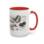 Shenandoah National Park Coffee Mug | Virginia Blue Ridge Hiking Autumn Gift | Accent Color Ceramic 11oz 15oz