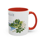 Marne-La-Vallée Coffee Mug | France Travel Souvenir | Porcelain Decal City Gift | 11oz 15oz Accent Mug