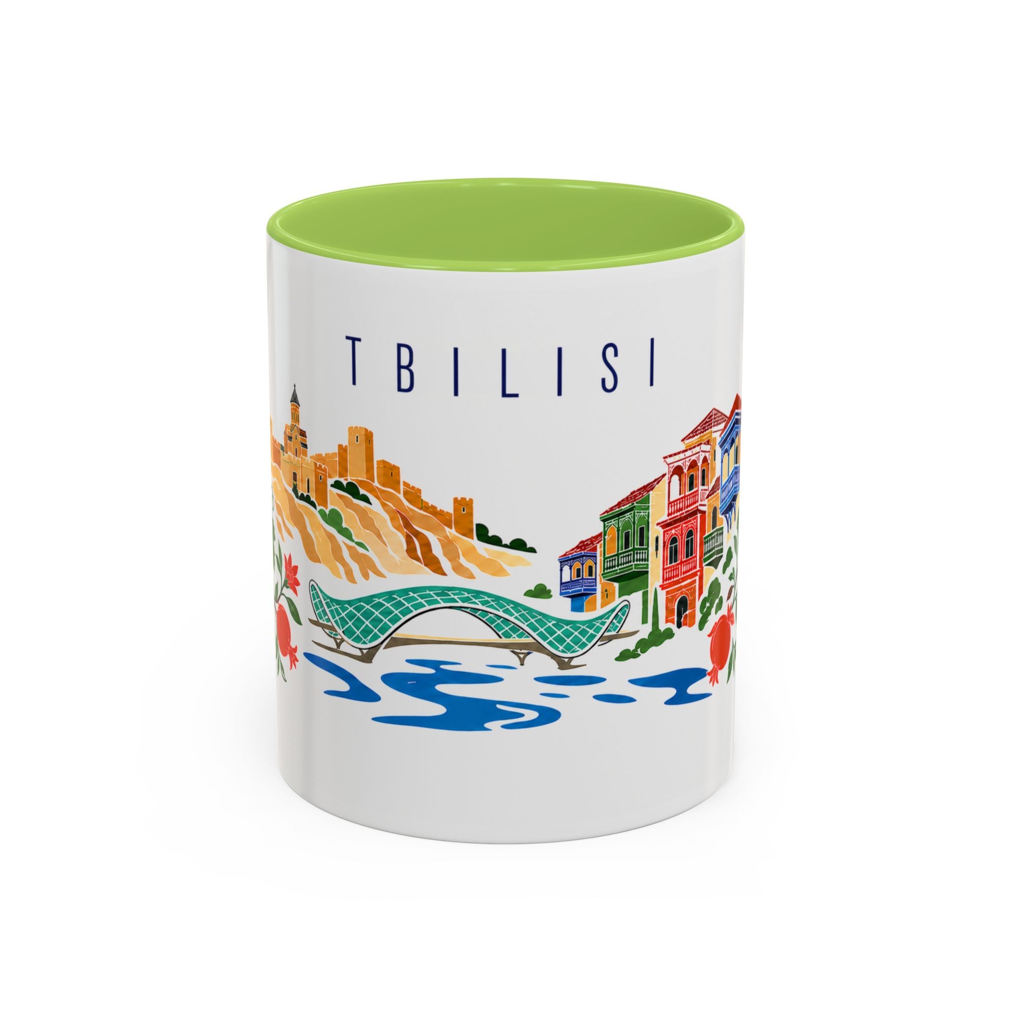 Tbilisi Coffee Mug | Georgia Travel Souvenir | Porcelain Decal City Gift | 11oz 15oz Accent Mug