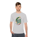 Australia Fan T-Shirt, Aussie Boomerang Design, Moisture Wicking Sport Tee