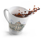 Nice Latte Mug | Watercolor City Travel Mug | 12 oz Ceramic Souvenir Gift