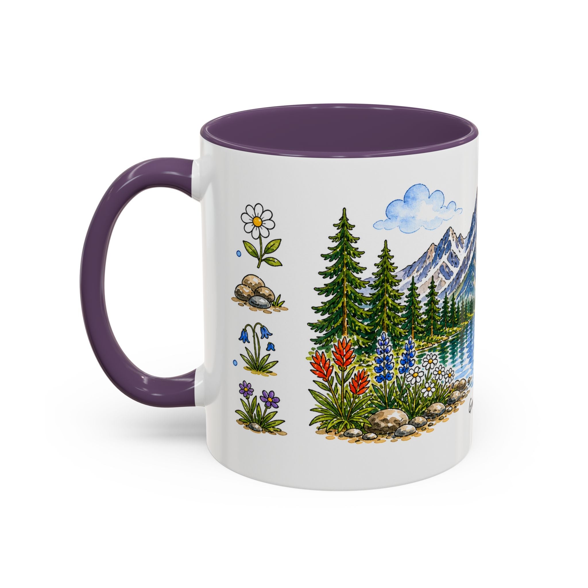 Grand Teton National Park Mug | US Travel Souvenir Accent Coffee Mug | 11oz 15oz Ceramic Cup