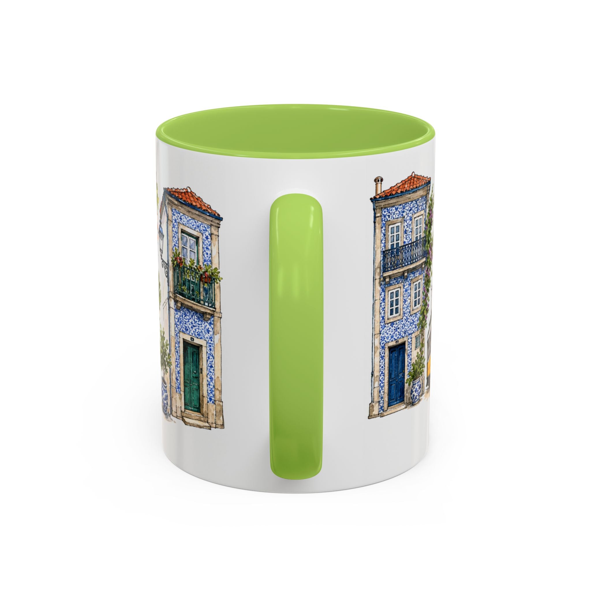 Porto Illustrated Travel Mug | City Souvenir Accent Coffee Mug | 11oz 15oz Ceramic Cup