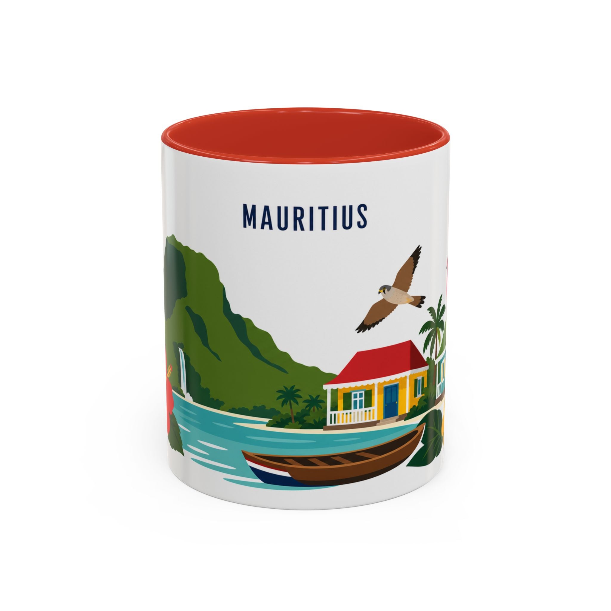 Mauritius Coffee Mug | Travel Souvenir Accent Mug | Country Gift Ceramic Cup 11oz 15oz