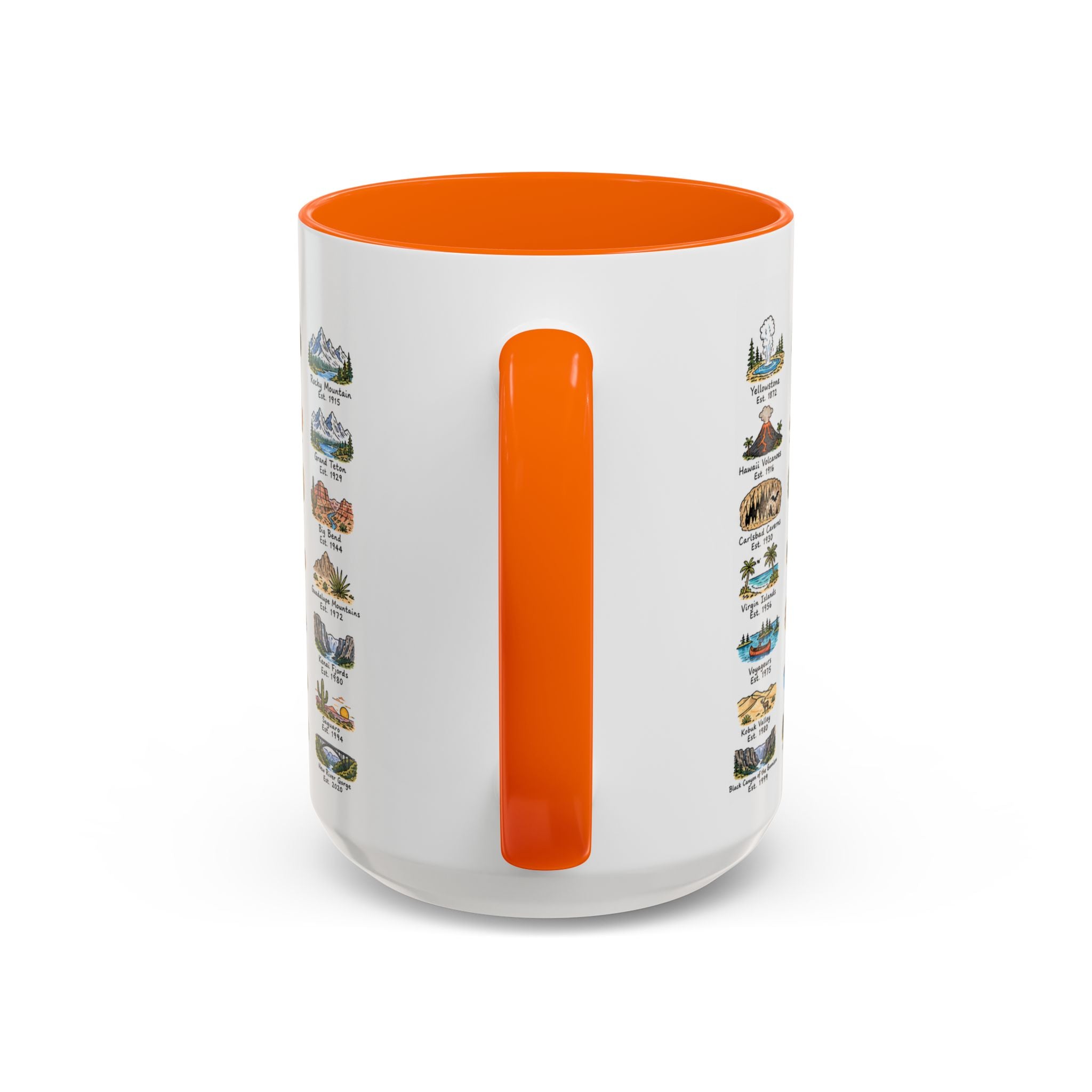 63 National Parks Mug | U.S. Parks Coffee Cup | Park Bucket List Gift | Road Trip Hiking Camping Souvenir
