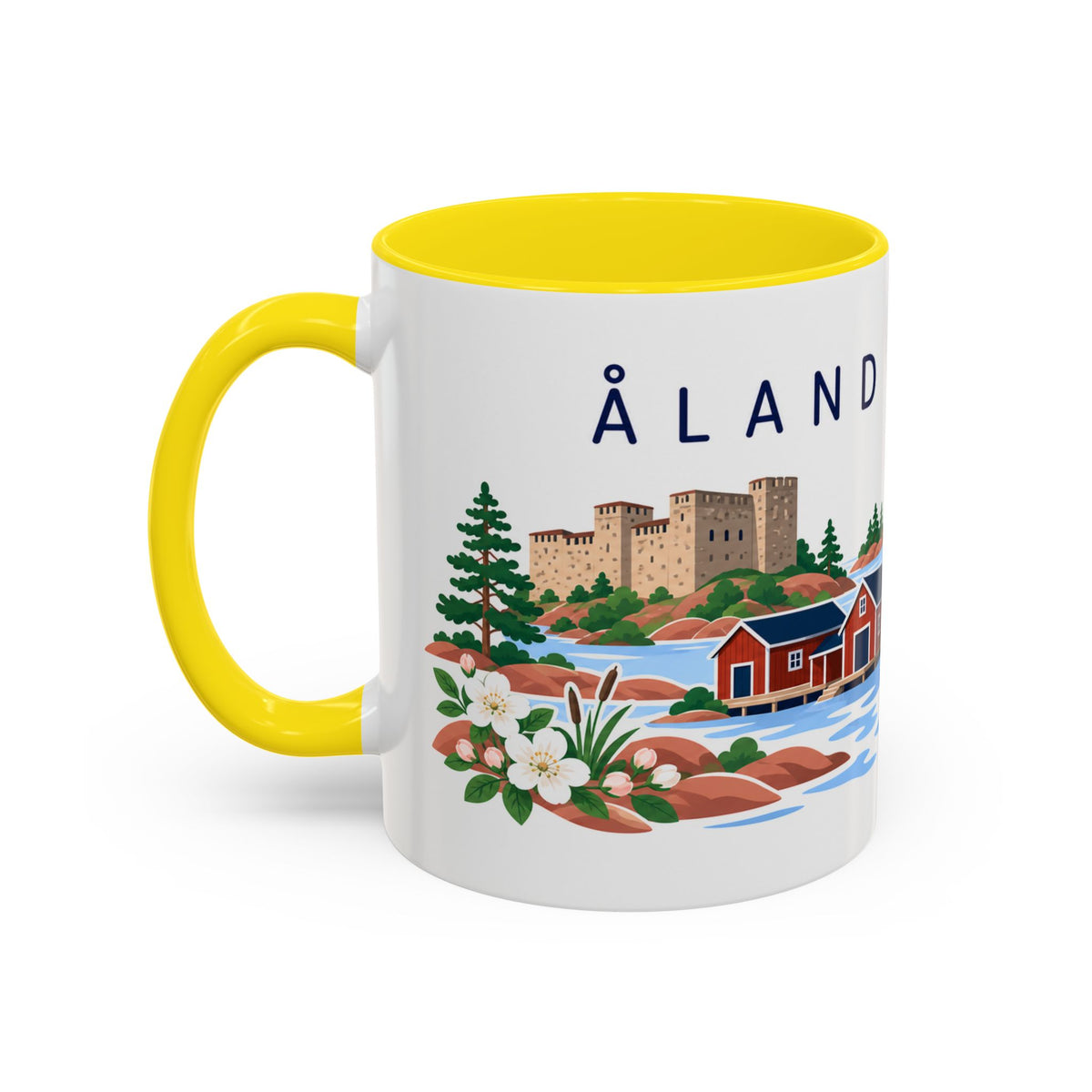 Åland Islands Coffee Mug | Travel Souvenir Accent Mug | Country Gift Ceramic Cup 11oz 15oz