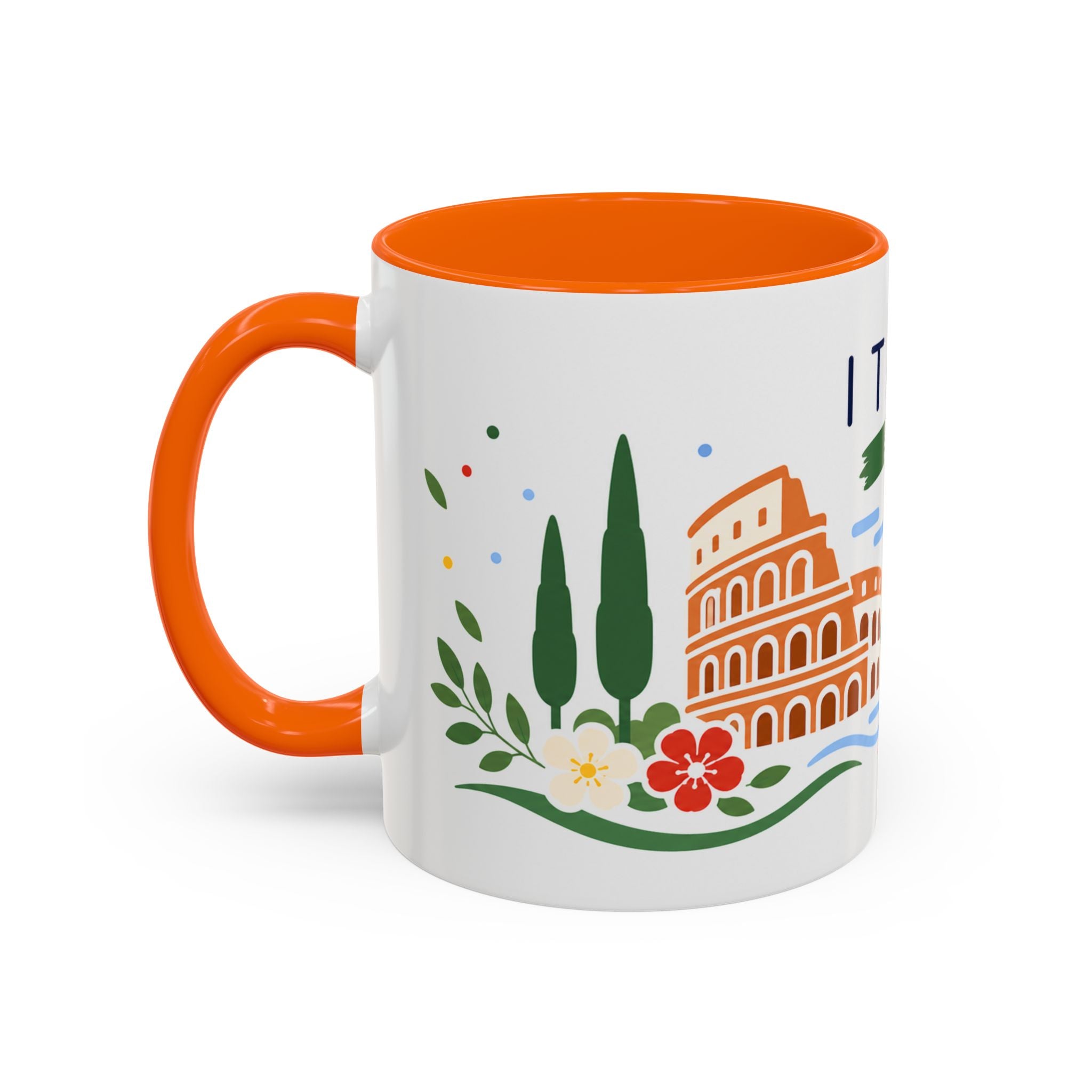 Italy Coffee Mug | Travel Souvenir Accent Mug | Country Gift Ceramic Cup 11oz 15oz