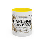Carlsbad Caverns National Park Coffee Mug | New Mexico Cave Exploration Bat Gift | Accent Color Ceramic 11oz 15oz