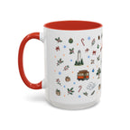San Francisco Christmas Mug | Watercolor City Souvenir | Ceramic Coffee Cup