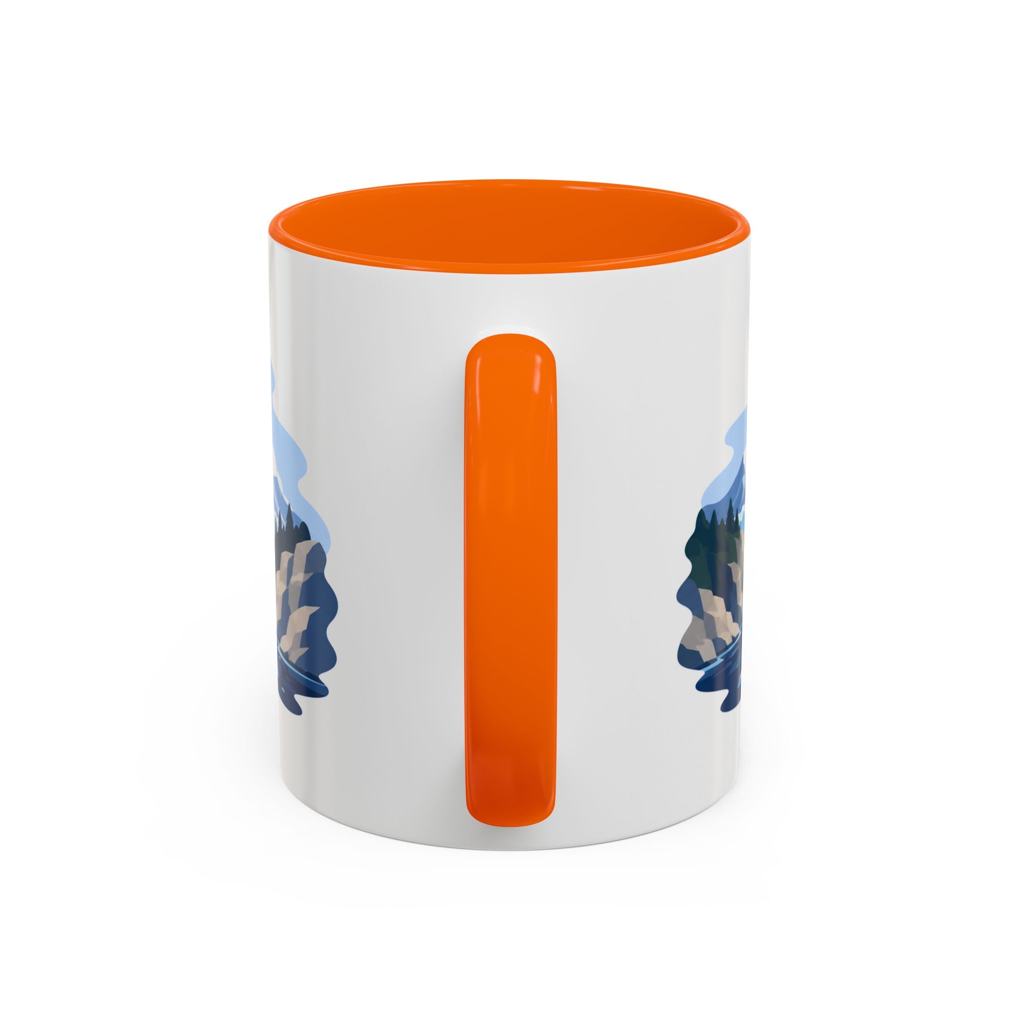 Glacier Bay National Park Coffee Mug | Solid Color Block Park Souvenir | 11oz 15oz Accent Mug